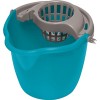 Ведро York с отжимом 12 л круглое (бирюзовый)