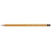 Карандаш чернографитный Koh-I-Noor 1500, твердость грифеля 3М, корпус желтый, с декоративным наконечником