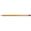 Карандаш чернографитный Koh-I-Noor 1500, твердость грифеля 6T, корпус желтый, с декоративным наконечником
