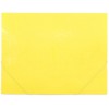 Папка пластиковая на резинке Barocco, толщина пластика 0,45 мм, желтая