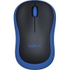 Мышь Logitech M185 (черный/синий)